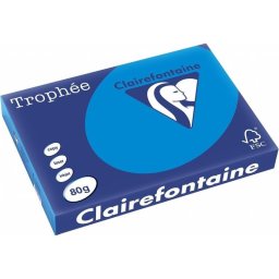 Papel impresora Clairefontaine 1886C A3 azul 80 g/m² 500 hojas