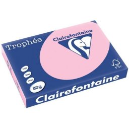 Papel para impresora Clairefontaine 1888C A3 rosa 80 g/m² 500 hojas