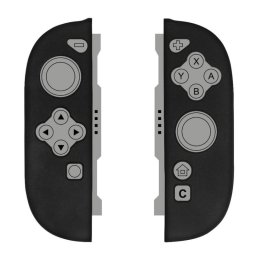 Funda protectora Konix 61889000078 silicona gris para Joy-Con Switch 2