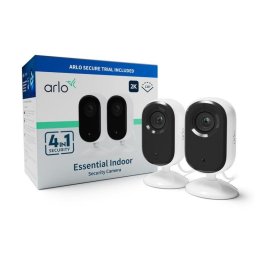 Cámara IP Arlo Essential 2K Visión Nocturna Interior Alarma y Doble LED