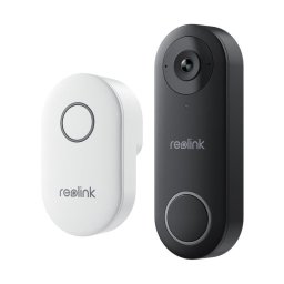 Timbre REOLINK D340W Wi-Fi Inalámbrico Audio Bidireccional Exterior IP65 Visión 180° Detección Inteligente