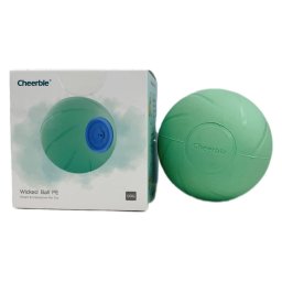 Pelota electrónica para perros Cheerble Wicked Ball, verde - 7,7 cm diám.