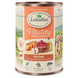 Lukullus Vitality Sistema inmunitario comida húmeda para perros - 6 x 400 g