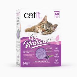 Catit Go Natural arena para gatos con aroma de lavanda - 11,2 kg (4 x 2,8 kg)