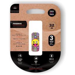 Memoria USB Tech One Tech TEC4402-32 32GB Multicolor USB 2.0 PVC