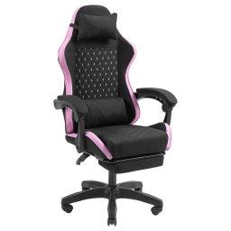Silla gaming Mars Gaming MGC-X Fabric Racing, respaldo reclinable, reposapiés y soporte lumbar
