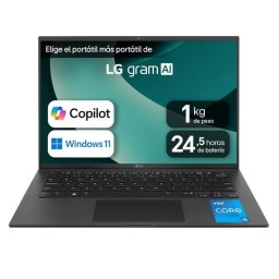 Portátil LG Gram 14Z90RU-G.AP55B 14" Intel Core i5-1334U 16GB 512GB SSD Windows 11 Pro Negro Thunderbolt 4 DCI-P3