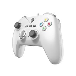 Gamepad MSI Force GC200 Blanco gatillos Hall vibración PC Android USB