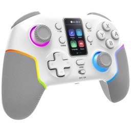 Mars Gaming MGP-V3 Gamepad Inalámbrico Bluetooth ARGB Switch/Wwitch 2/PC/Android/iOS 13.0+ Blanco