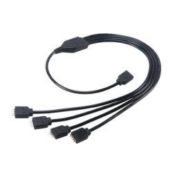 Cable extensor Akasa AK-CBLD04-50BK 50 cm negro conectores RGB hembra-macho