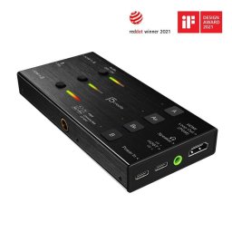 Capturadora de vídeo J5CREATE JVA06-N HDMI dual USB 1080p negra
