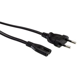 Cable alimentación ROLINE 1.8m Negro CEE7/16 a C7 acoplador 250V 2.5A