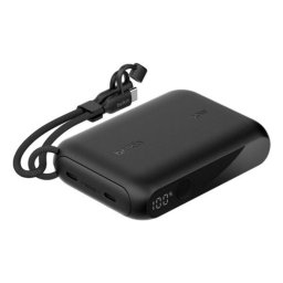 Batería externa Belkin BPB027HQBK 10000 mAh con pantalla integrada y carga rápida