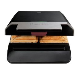Sandwichera Russell Hobbs Easy Clean 750 W placas antiadherentes acero inoxidable