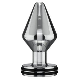 Plug Anal ElectraStim Midi Classic Metal Plata inserción cómoda y estimulante