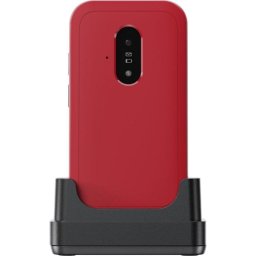 Teléfono móvil Doro Leva E22 Rojo/Blanco 4G Pantalla 2,8" Teclas grandes Bluetooth IP54