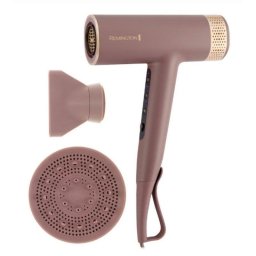 Secador de Pelo REMINGTON EC8930 Iónico Profesional 1600W con Accesorios Rosa