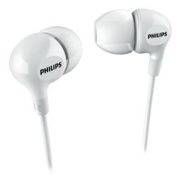 Auriculares Philips SHE3550WT con cable Jack 3.5 mm intrauarales, graves potentes, blancos