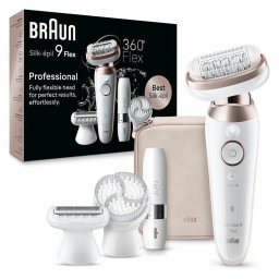 Depiladora Braun Silk-épil 9 Flex 9-360 3D 40 pinzas MicroGrip recargable húmedo y seco