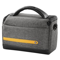 Estuche para cámara Hama Terra 135 poliéster reciclado resistente agua gris