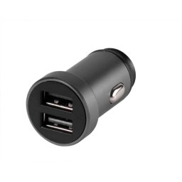 Cargador para coche Vivanco HQCCVVDUALUSB4.8A negro aluminio carga rápida 24W