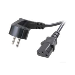 Cable de alimentación Vivanco CC E 18 1,8 m negro Schuko a IEC