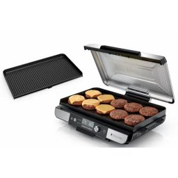 Parrilla eléctrica Ninja GX101EU regulación temperatura 8 personas 1790 W bandeja recoge grasas