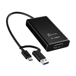 Capturadora de vídeo J5CREATE JVA11-N 4K USB-C/USB-A Compacta Multiplataforma