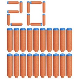 Recarga NERF F8640EU4 Pack 20 Dardos Azul Naranja para Armas Juguete