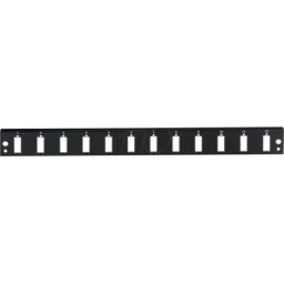 EFB-ELEKTRONIK EFB VSBFPSW12SCD - Panel frontal, 12x SC Duplex / LC Quad, negro