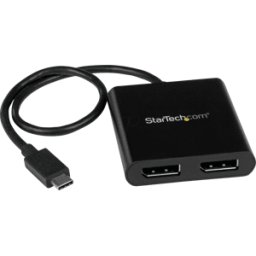 STARTECH.COM ST MSTCDP122DP - MST Hub - USB-C a 2 puertos DispayPort