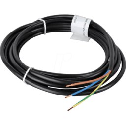 FREI H05VV F3G1,5 10M - Tubo flexible H05VV-F, 3 x 1,5 mm, 10 m, negro