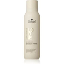 Blondme Bond Repair Brightening Shampoo Champú Iluminador Para Cabello Rubio 300 Ml