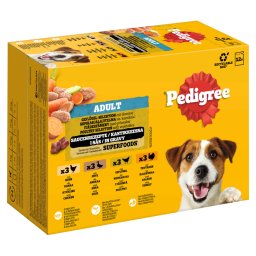 Pedigree bolsitas comida húmeda para perros - 12 x 100 g Selección de ave (4 variedades)