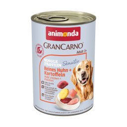 animonda Grancarno Adult Single Protein Sensitive 24 x 400 g - Pack Ahorro - Puro pollo con patatas