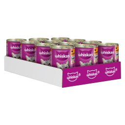 Whiskas 1+ años en lata 24 x 400 g - Ave en terrina