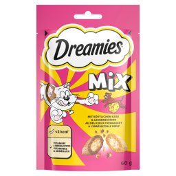Catisfactions Mix snack para gatos 60 g - Pack % - Queso y vacuno (6 x 60 g)