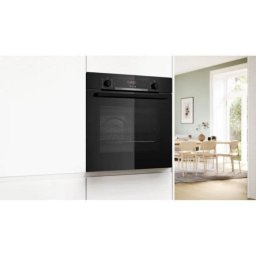 Horno Bosch Serie 4 HBA574BB3 71L Negro con limpieza pirolítica e hidrolítica y control táctil