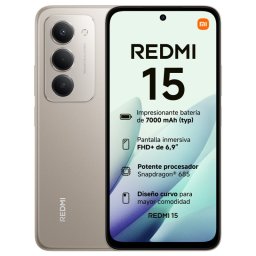 Xiaomi Redmi 15 4G 6GB 128GB 6.9" Dual SIM NFC Gris Titán Versión Importada