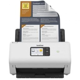 Escáner de documentos Brother ADS-4550W doble cara WiFi 60 hojas ADF