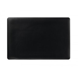 Vade sobremesa durable polipropileno antideslizante contorneado color negro 53x40 cm