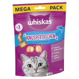 Whiskas Temptations snacks para gatos - Pack % - Salmón (4 x 180 g)