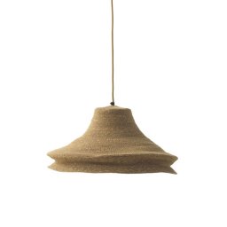 Lampara Colgante Fibras Naturales Grande Serie Altier