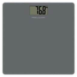 Báscula de baño ProfiCare PC-PW 3122 electrónica 180 kg vidrio LCD gris