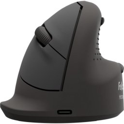 Ratón Fellowes 100143580 Bluetooth USB-C 2400 DPI Negro Vertical Recargable