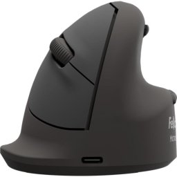 Ratón Fellowes 100143582 Bluetooth USB Type-C 2400 DPI Negro Vertical Ergonómico