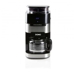Cafetera de Goteo DOMO DO721K 12 Tazas con molinillo integrado, intensidad ajustable