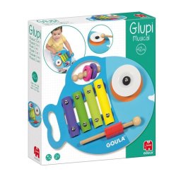 Juguete Musical Goula Glupi 3 en 1 xilófono, tambor y güiro madera multicolor