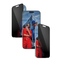 Protector de pantalla PanzerGlass iPhone 17 Pro Max privacidad doble cara fácil instalación