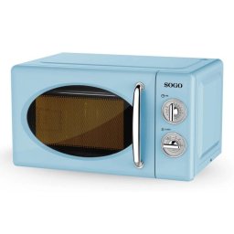 Microondas Sogo Compacto 20 Litros 700W 5 Niveles Descongelación Azul